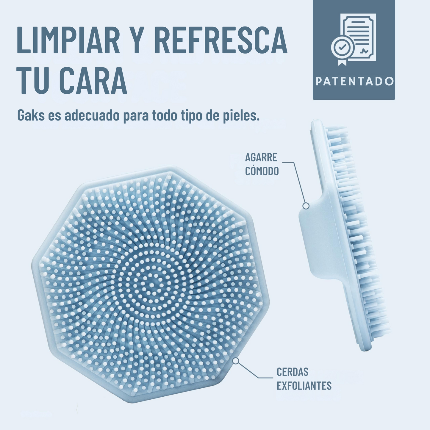 Limpiador facial antimicrobiano