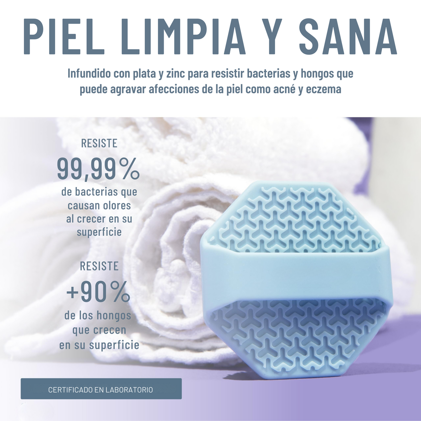 Limpiador facial antimicrobiano