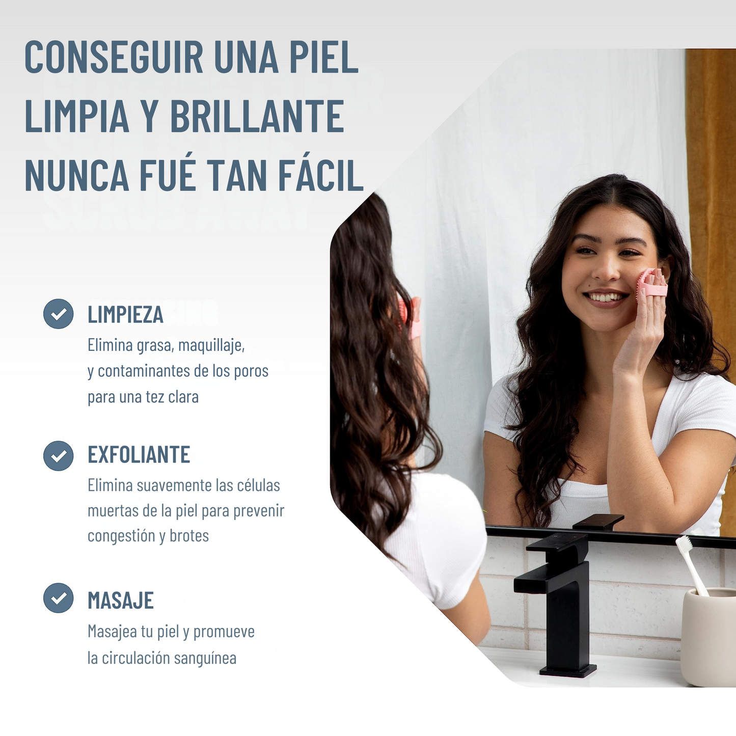 Limpiador facial antimicrobiano